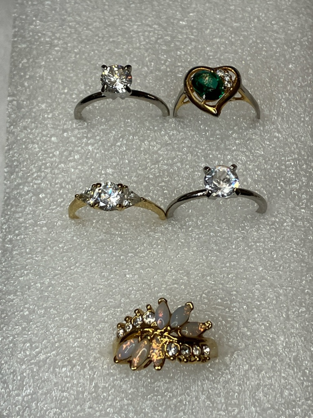 Gold And Silver Tones Ring Collection